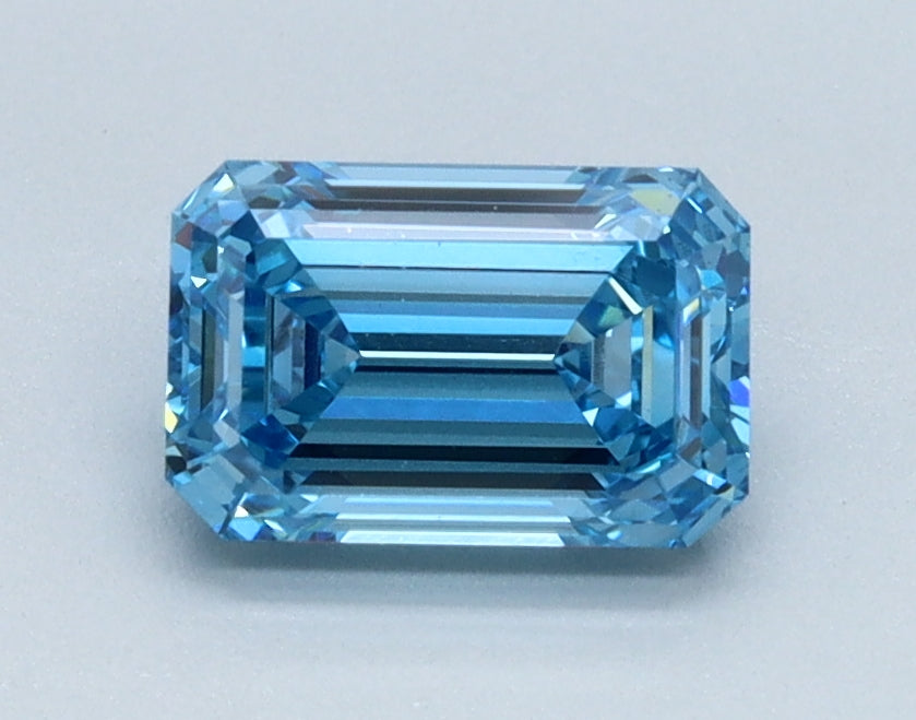 1.01 CT Emerald Diamond BLUE VS1
