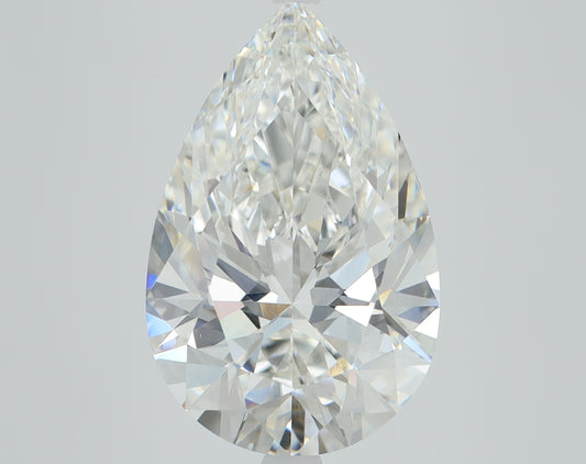 5.07 CT Pear Diamond F VVS2