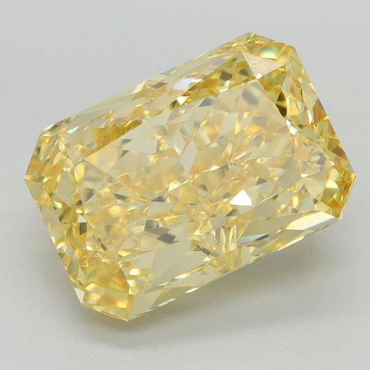 6.06 CT Radiant Diamond YELLOW VS2