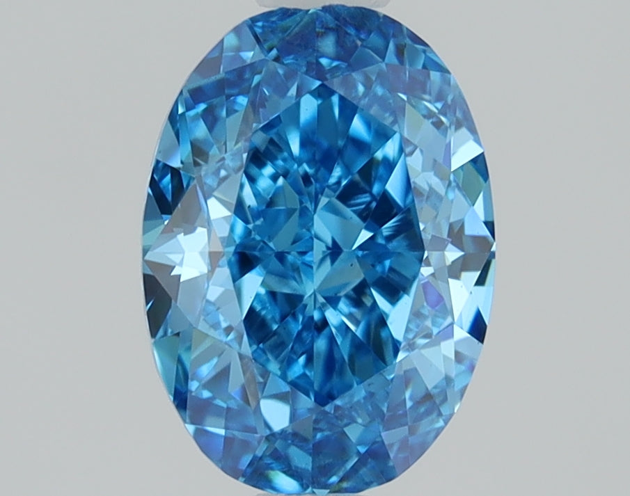 1.02 CT Oval Diamond BLUE VS1