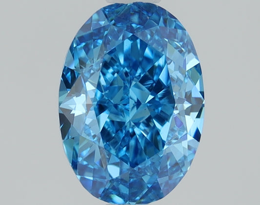 1.02 CT Oval Diamond BLUE VS1