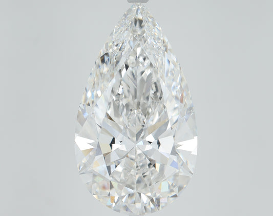 9.06 CT Pear Diamond F VVS2