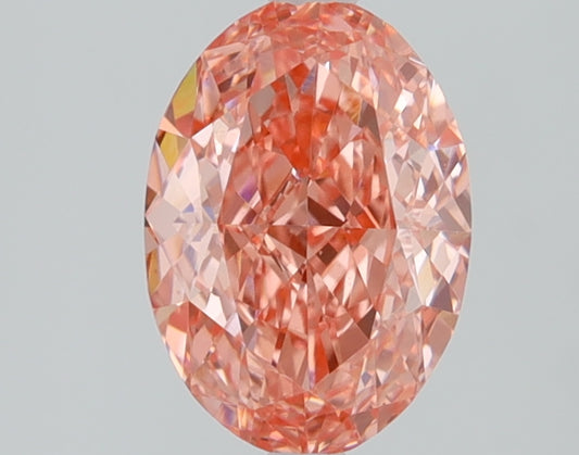 1.69 CT Oval Diamond PINK VS1