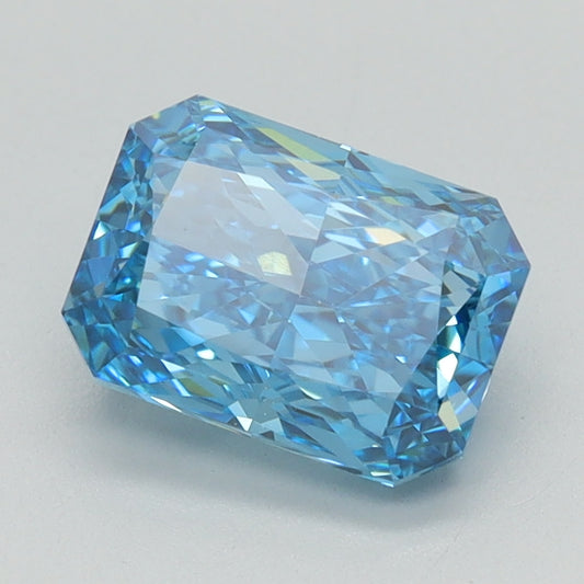 1.52 CT Radiant Diamond BLUE VS1