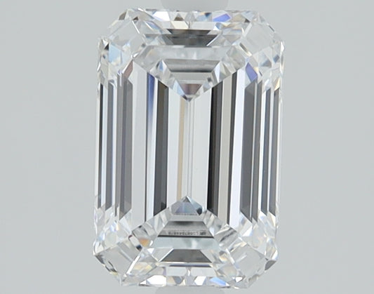 1.55 CT Emerald Diamond D VVS2