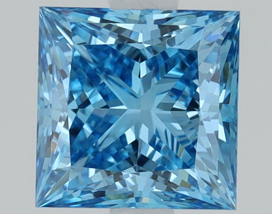 1.02 CT Princess Diamond BLUE VS1