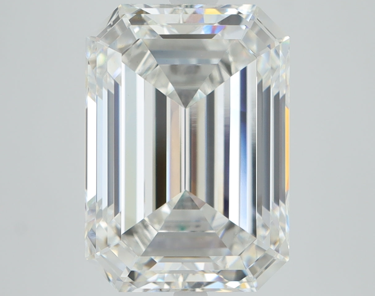 5.08 CT Emerald Diamond F VS1