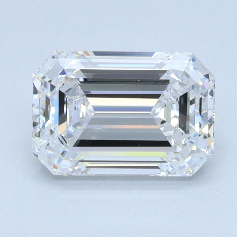 1.23 CT Emerald Diamond D VVS2