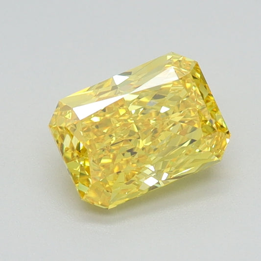 1.01 CT Radiant Diamond YELLOW VVS2