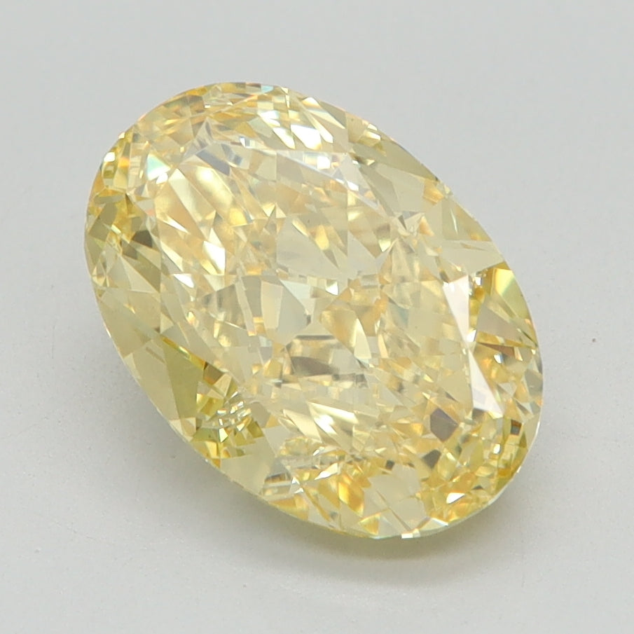 2.07 CT Oval Diamond YELLOW VS1