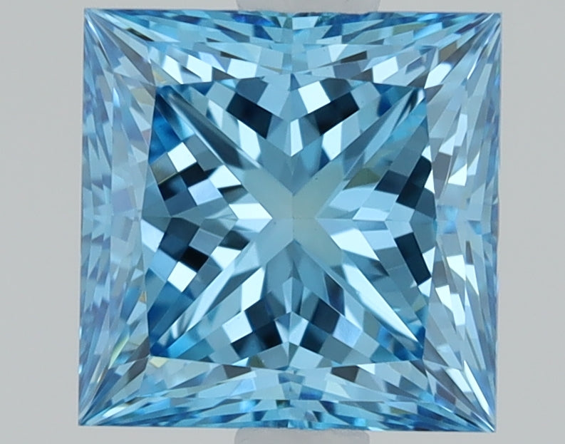1.09 CT Princess Diamond BLUE VVS2