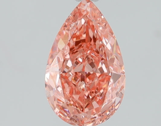 1.1 CT Pear Diamond PINK VVS2