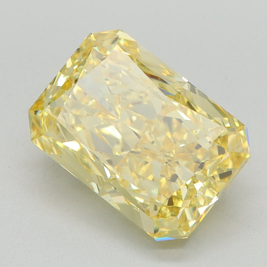 3.07 CT Radiant Diamond YELLOW VS1