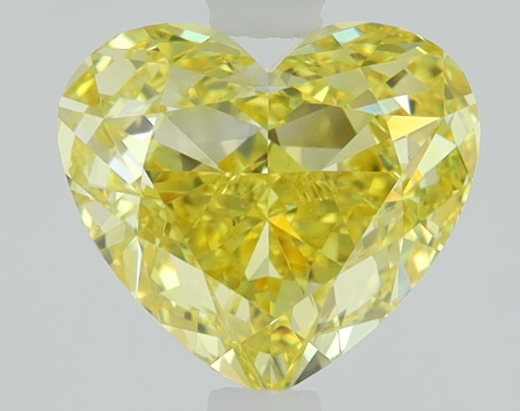 1.25 CT Heart Diamond YELLOW VS1