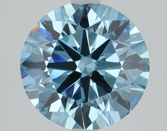 2.28 CT Round Diamond BLUE VVS2