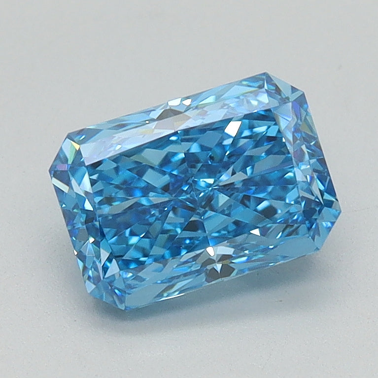 1.11 CT Radiant Diamond BLUE VS1