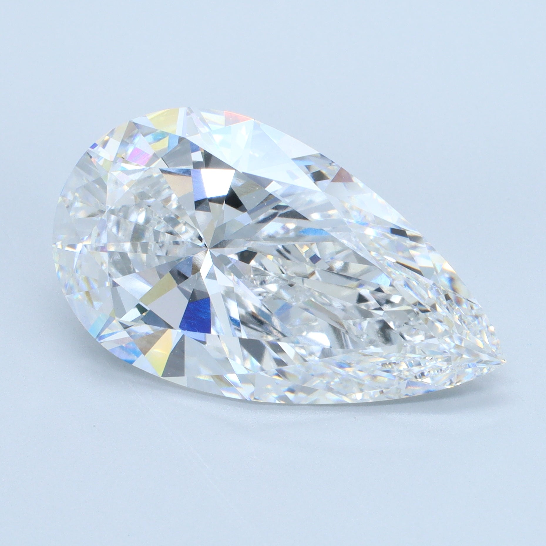 9.06 CT Pear Diamond E VS1