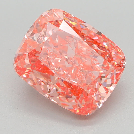 3.27 CT Cushion Diamond PINK VVS2
