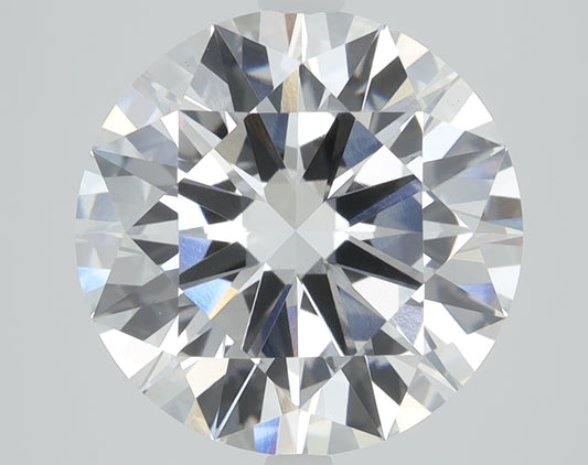 2.96 CT Round Diamond D VVS2