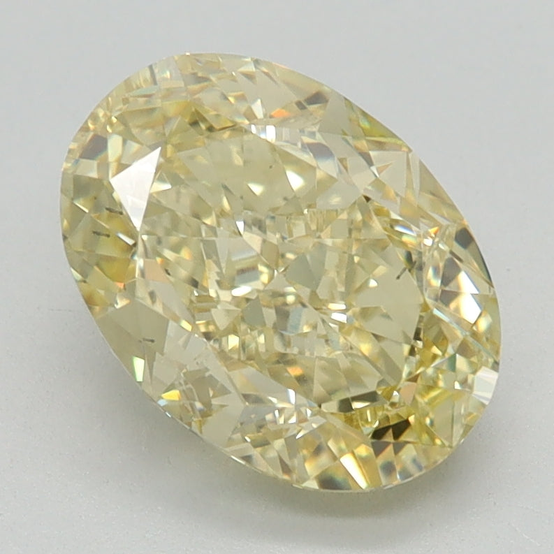 2.1 CT Oval Diamond YELLOW VS1