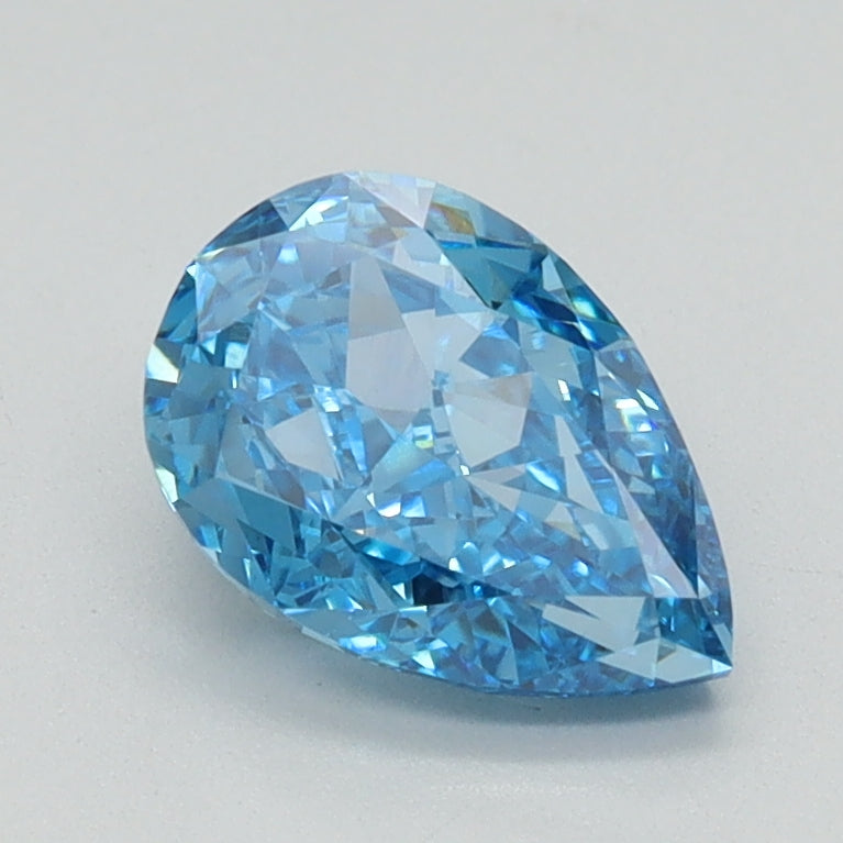 1.04 CT Pear Diamond BLUE VS1