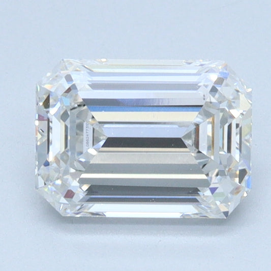 1.57 CT Emerald Diamond F VS1