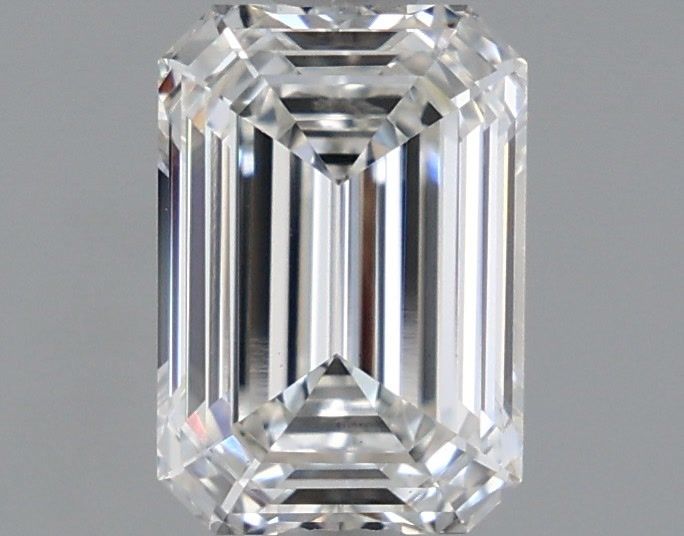 1.55 CT Emerald Diamond F VS1