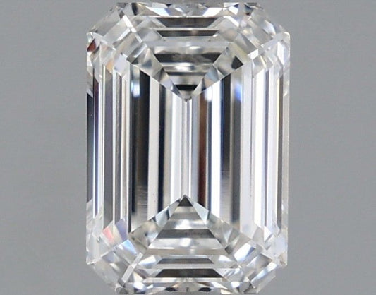 1.55 CT Emerald Diamond F VS1