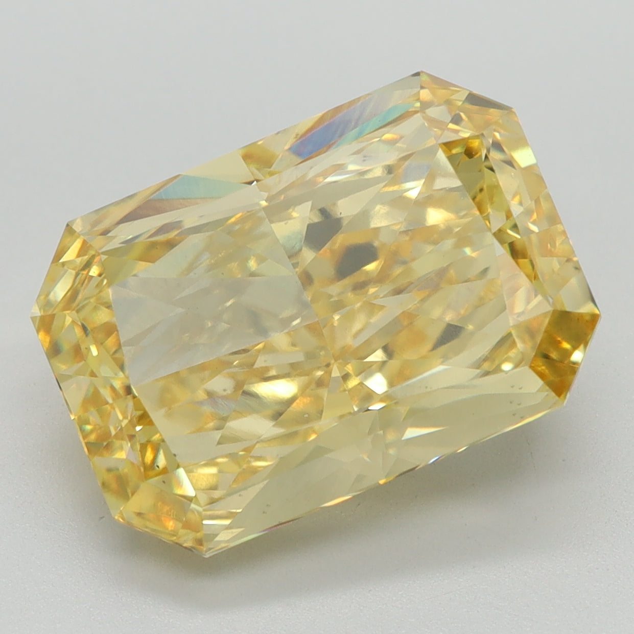 7.04 CT Radiant Diamond YELLOW VS1