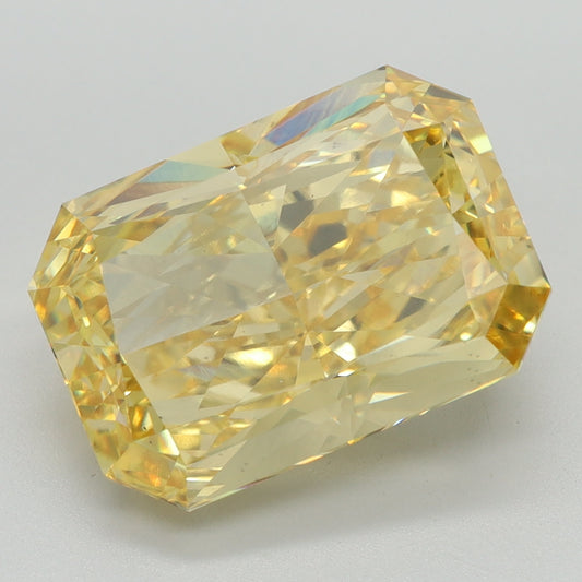 7.04 CT Radiant Diamond YELLOW VS1