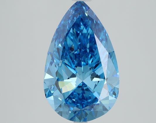 2.07 CT Pear Diamond BLUE VS1
