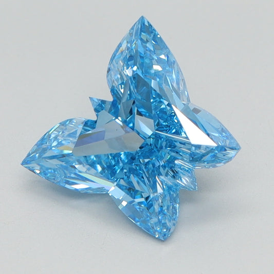 1.71 CT Butterfly Diamond BLUE VS1