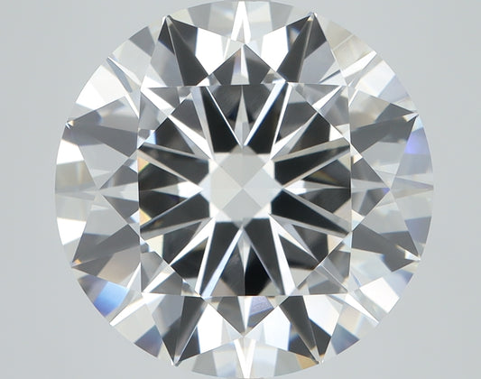 8.01 CT Round Diamond F VVS2