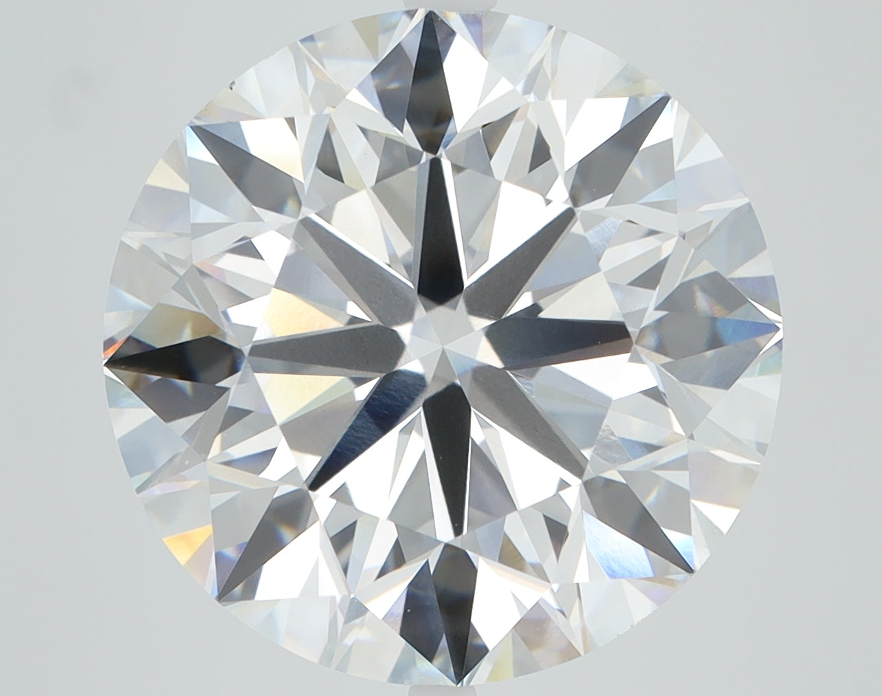 10.01 CT Round Diamond E VVS2