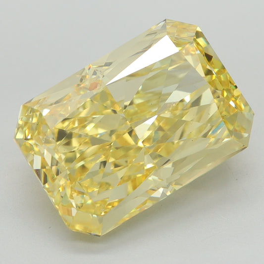 6.06 CT Radiant Diamond YELLOW VS2