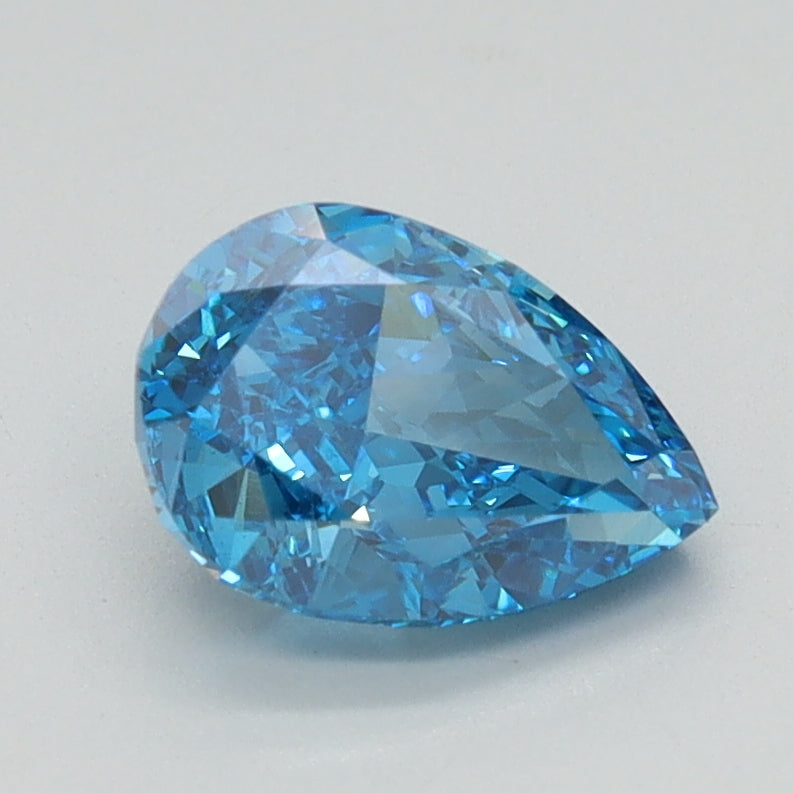 1.01 CT Pear Diamond BLUE VS1