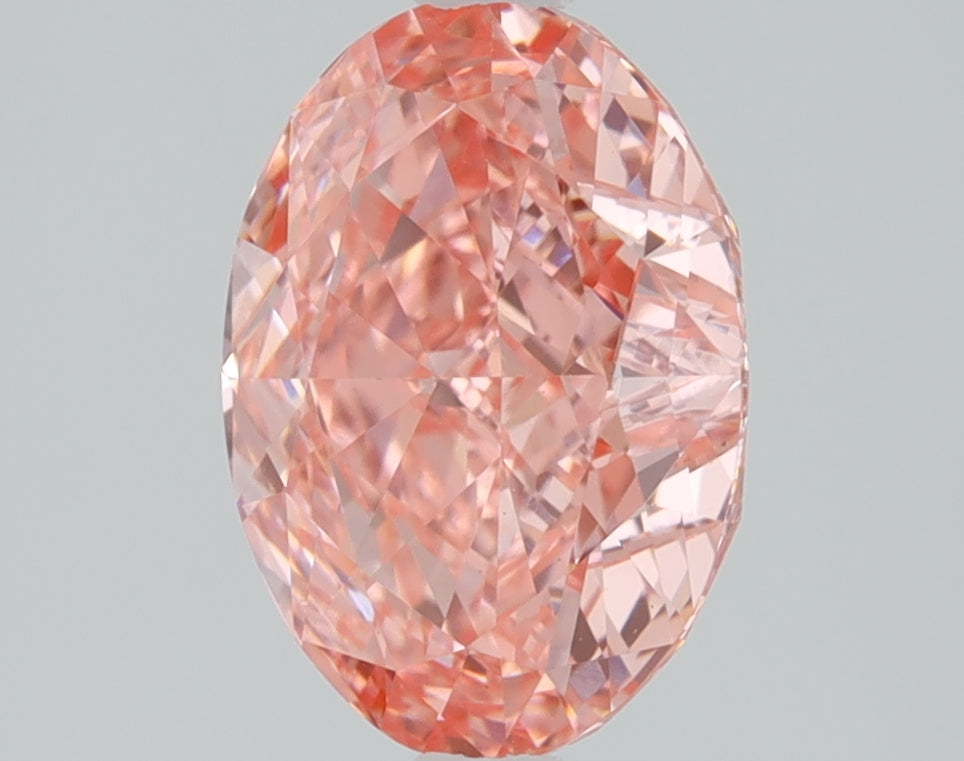 1.68 CT Oval Diamond PINK VS1