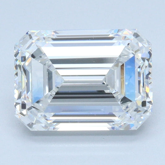 1.98 CT Emerald Diamond E VVS2