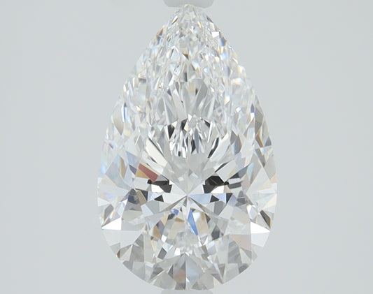 1.55 CT Pear Diamond D VVS2