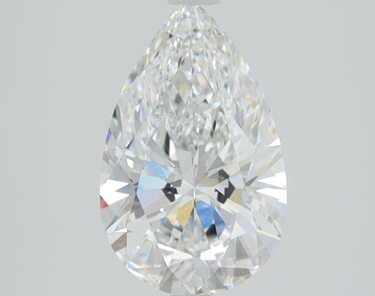 1.58 CT Pear Diamond E VVS2