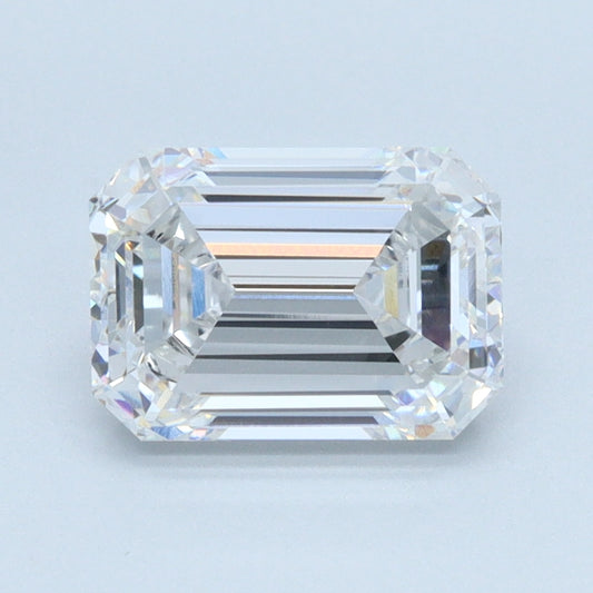 1.93 CT Emerald Diamond F VVS2