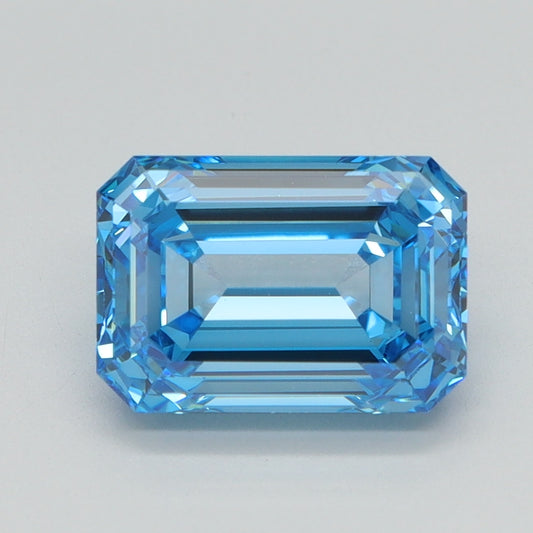 2.1 CT Emerald Diamond BLUE VS1