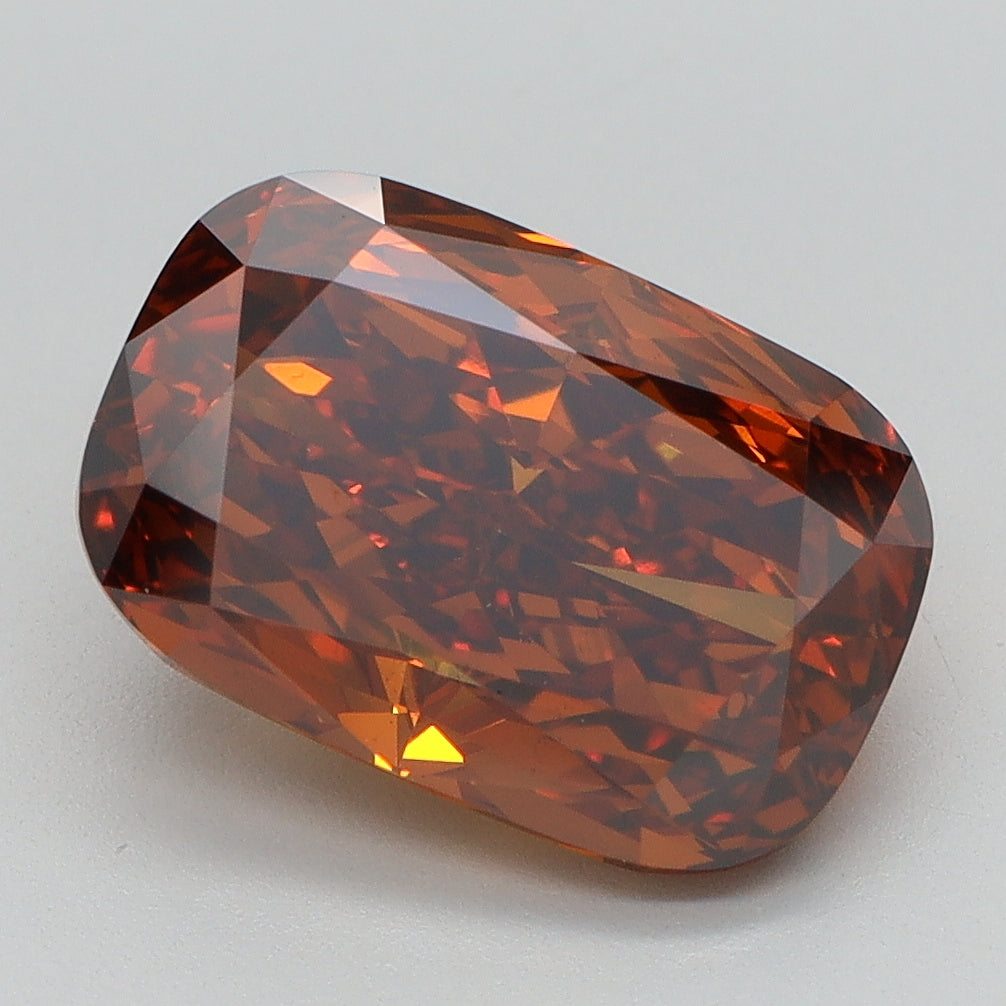 3.06 CT Cushion Diamond CHAMPAGNE VS2