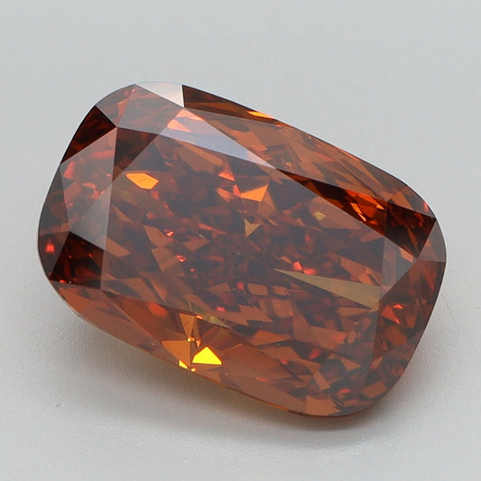 3.06 CT Cushion Diamond CHAMPAGNE VS2